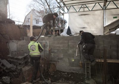 villaområde pumpa betong trångt, Betongkonsult i Väst