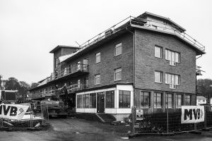 Åby Travgatan, Pumpning för Betongbyggen i Mölndal